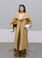 Lyocell Cotton Long Trench